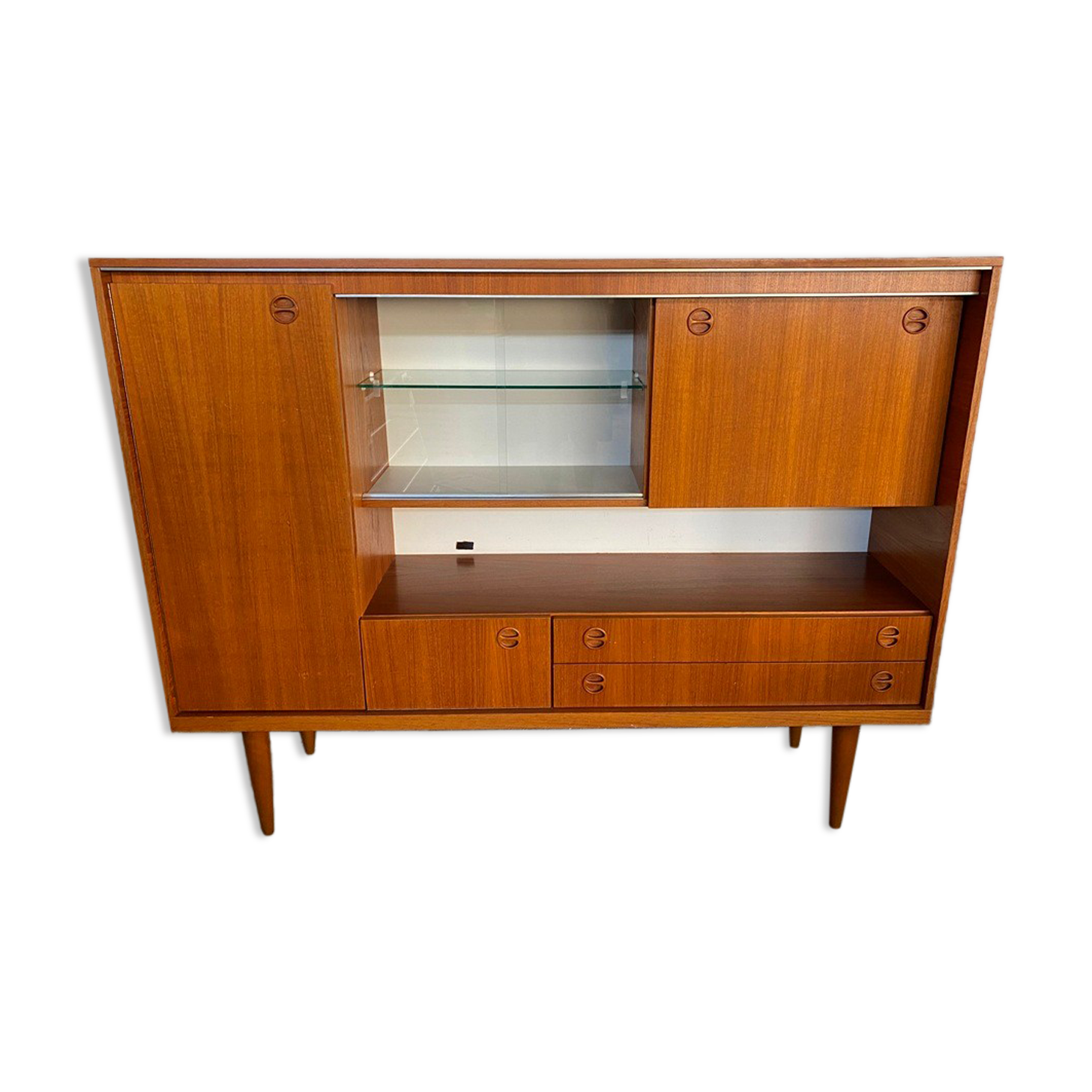 Scandinavian teak sideboard 60