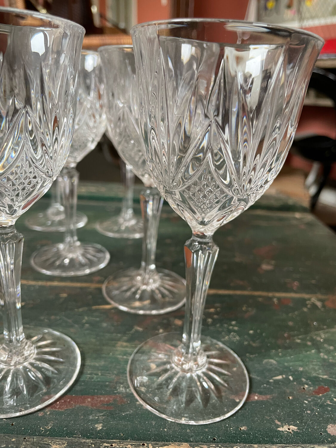 8 RGR champagne glasses