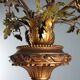 Antique neoclassical candelabrum in wood and iron, Italy, 19th century