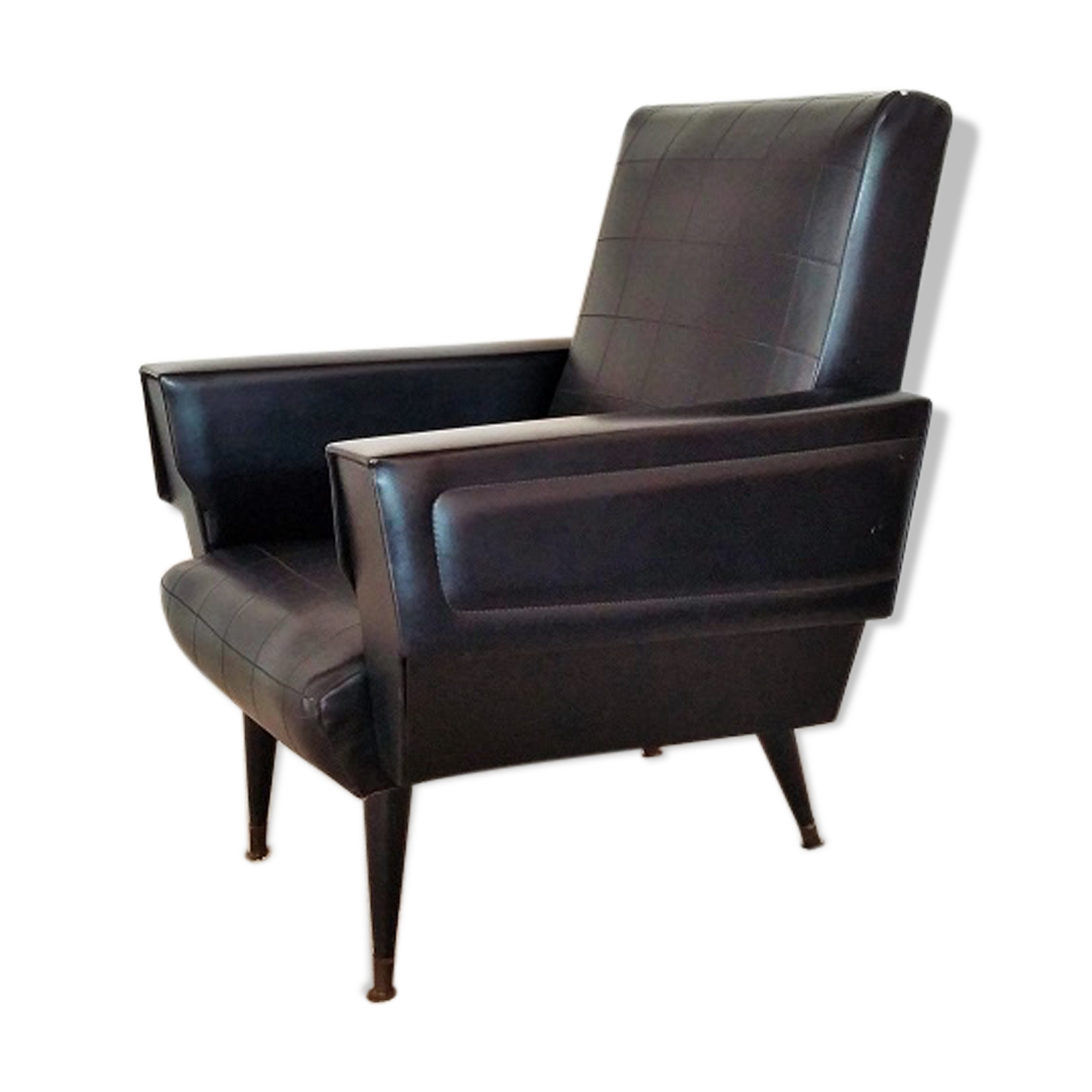 Black armchair of the 1950s