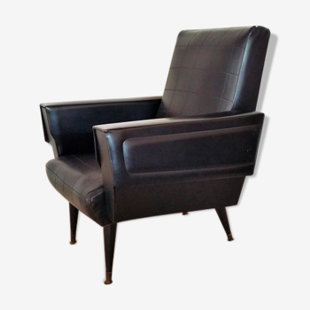 Black armchair of the 1950s