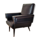 Black armchair of the 1950s