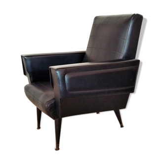 Black armchair of the 1950s