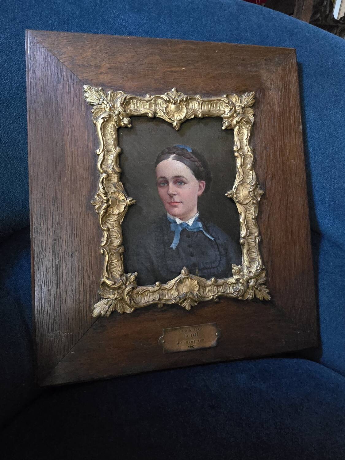 Oil on panel, 19th century