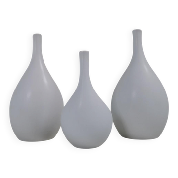 Collection of mid-century ceramics of "Pungo" vases by Stig Lindberg, Gustavsberg, 1950s.