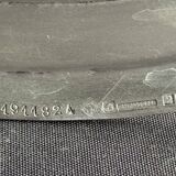 Silver metal helmet sauce boat - Christofle