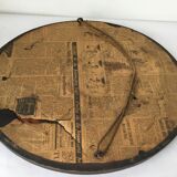 Old oval mirror