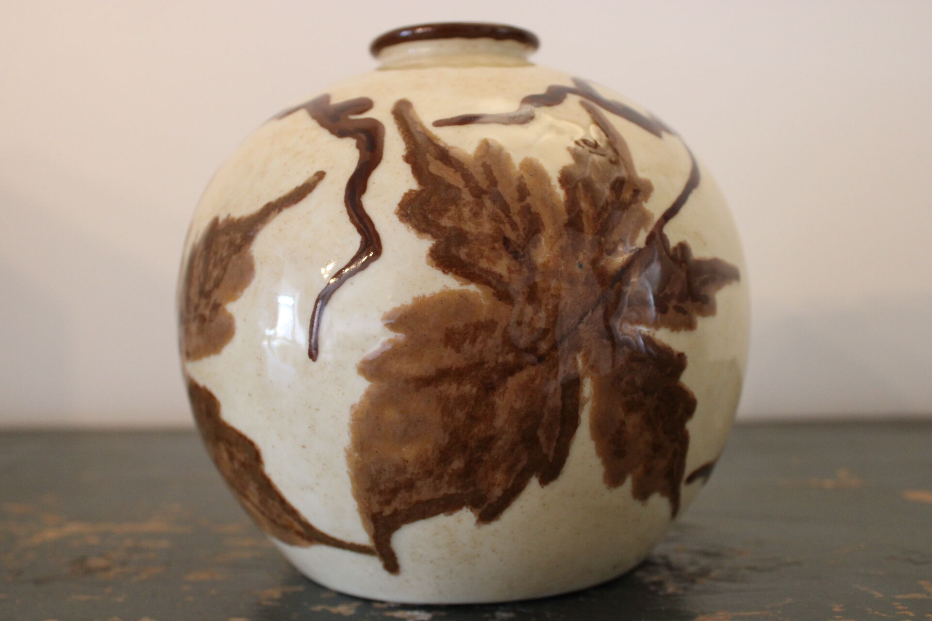 Camille Tharaud porcelain ball vase