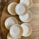 Lot de 8 assiettes creuses vintage modèle Trouville de Saint Amand