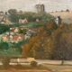Tableau vue de Palaiseau J.Ansel 1955