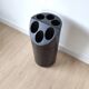 Vintage space age black Umbrella stand, Manade, Samp, Roezé 72