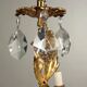 Antique Rococo-style chandelier in gilded bronze, 20th century.
