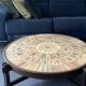 Large Herbier model coffee table in ceramic signed Roger Capron, 1960