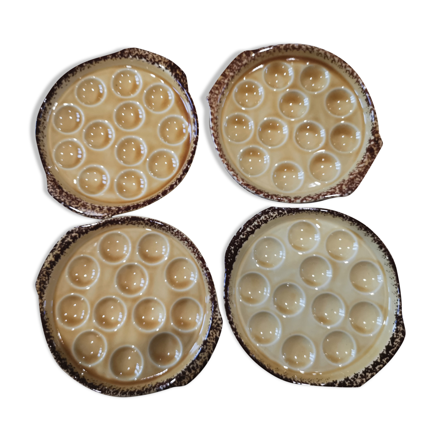 Snail cooking plates Gien France