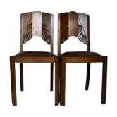 Lot of 2 chairs from the 1930s
