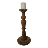 Wooden candle holder