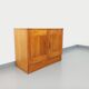 Charlotte Perriand style Les Arcs vintage pine storage unit from the 60s and 70s