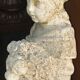 Pair of cherub garden statues reconstituted stone