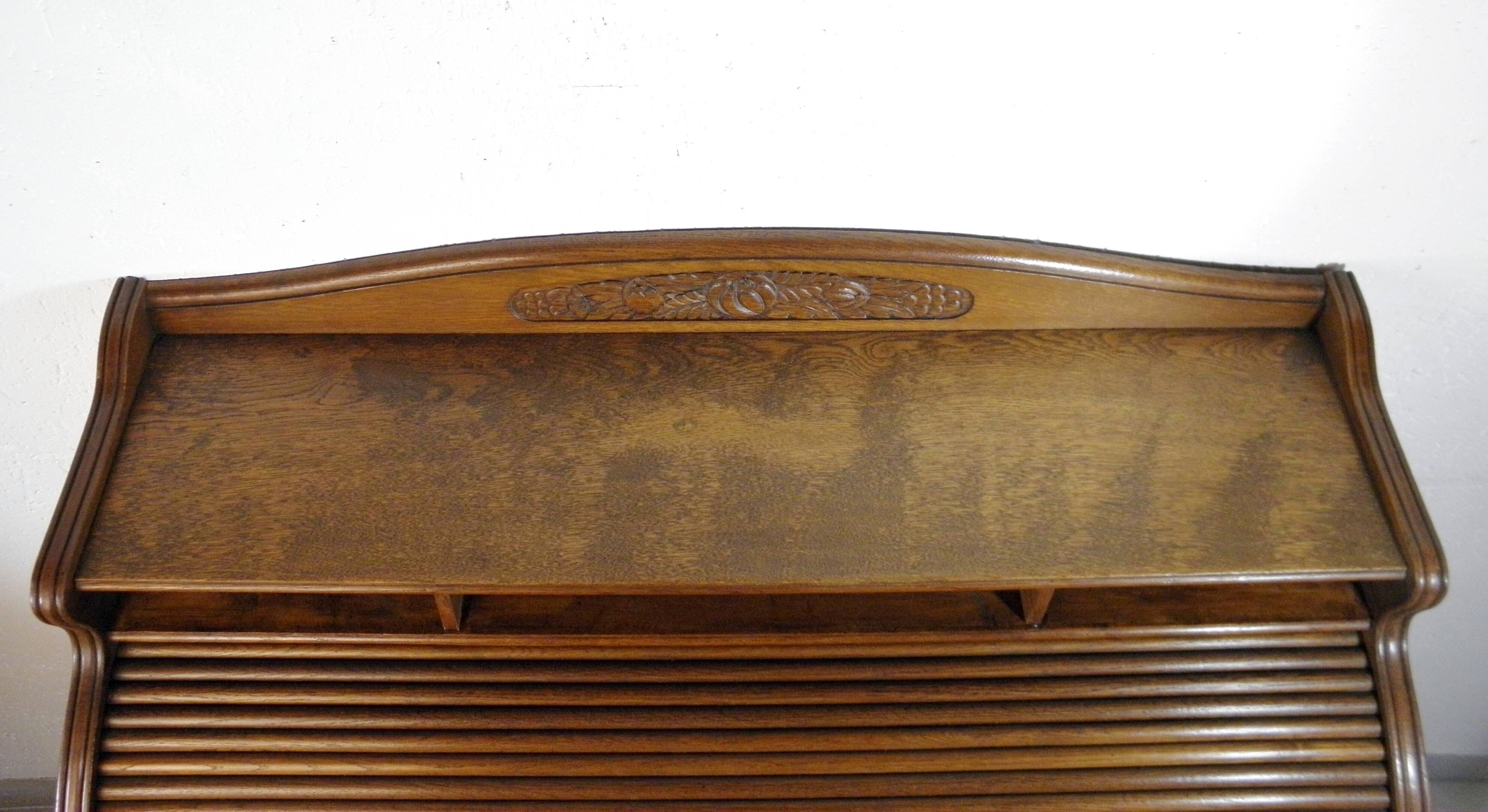 Art deco cylindrical desk