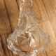 Pair of glass candlesticks