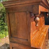 Old 18th century 2-part solid oak dresser