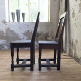 Pair chairs Lorraine