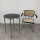 Bauhaus pedestal table, side table