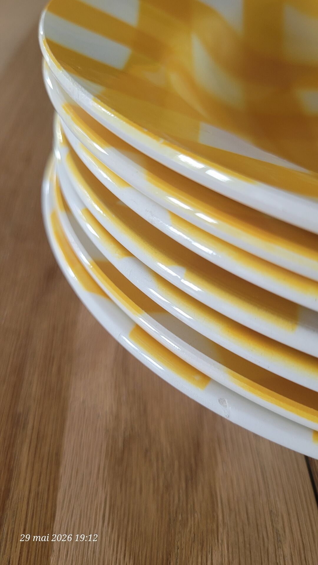 7 vintage deep plates Digoin Sarreguemines