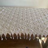 Ancien couvre lit au crochet