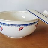 Earthenware tureen of Badonviller