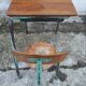 Old monobloc children's desk