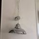 Chrome Metal Suspension Ceiling Light SEYLUMIERE Igor Vintage Industrial