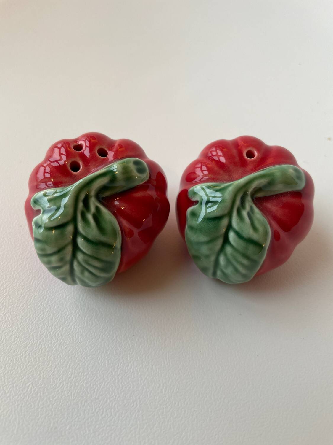 Bordallo Pinheiro salt and pepper shakers