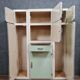 Buffet cupboard vintage year 60 in formica green celadon