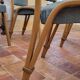 4 chaises Bow wood édition Steiner 1950