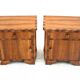 Paire de tables de chevet Art Déco, Pologne, années 1950