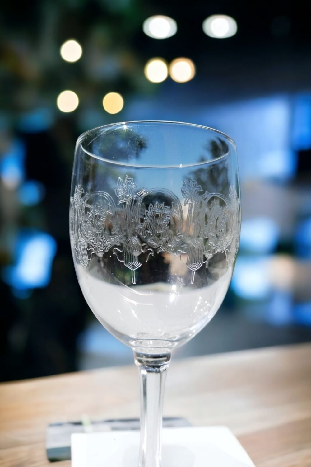 Set of 6 crystal glasses