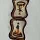 Pair of Henriot Quimper pocket emptiers model 137 – personalized Breton decor