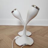 Pair of flexible tulip wall lights designed by Carl Ojerstam