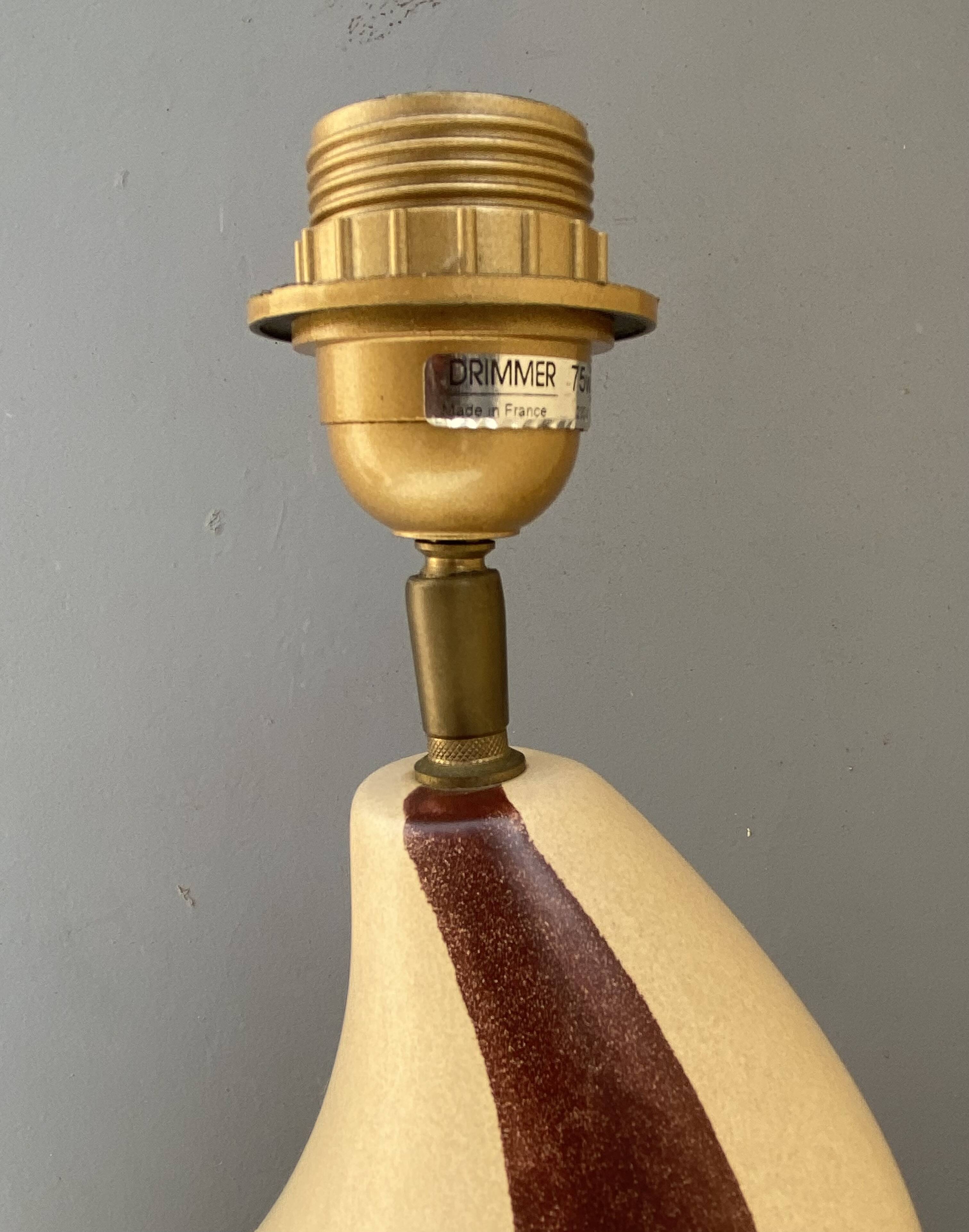 Drimmer ceramic lamp base from the 1980s