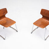 Childrens Chairs by Adam Stegner for Flötotto, 1970s, Set of 2