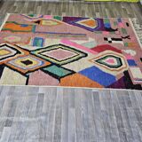 Moroccan rug in natural wool 3 x 2 m