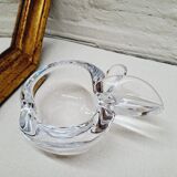 Crystal apple ashtray