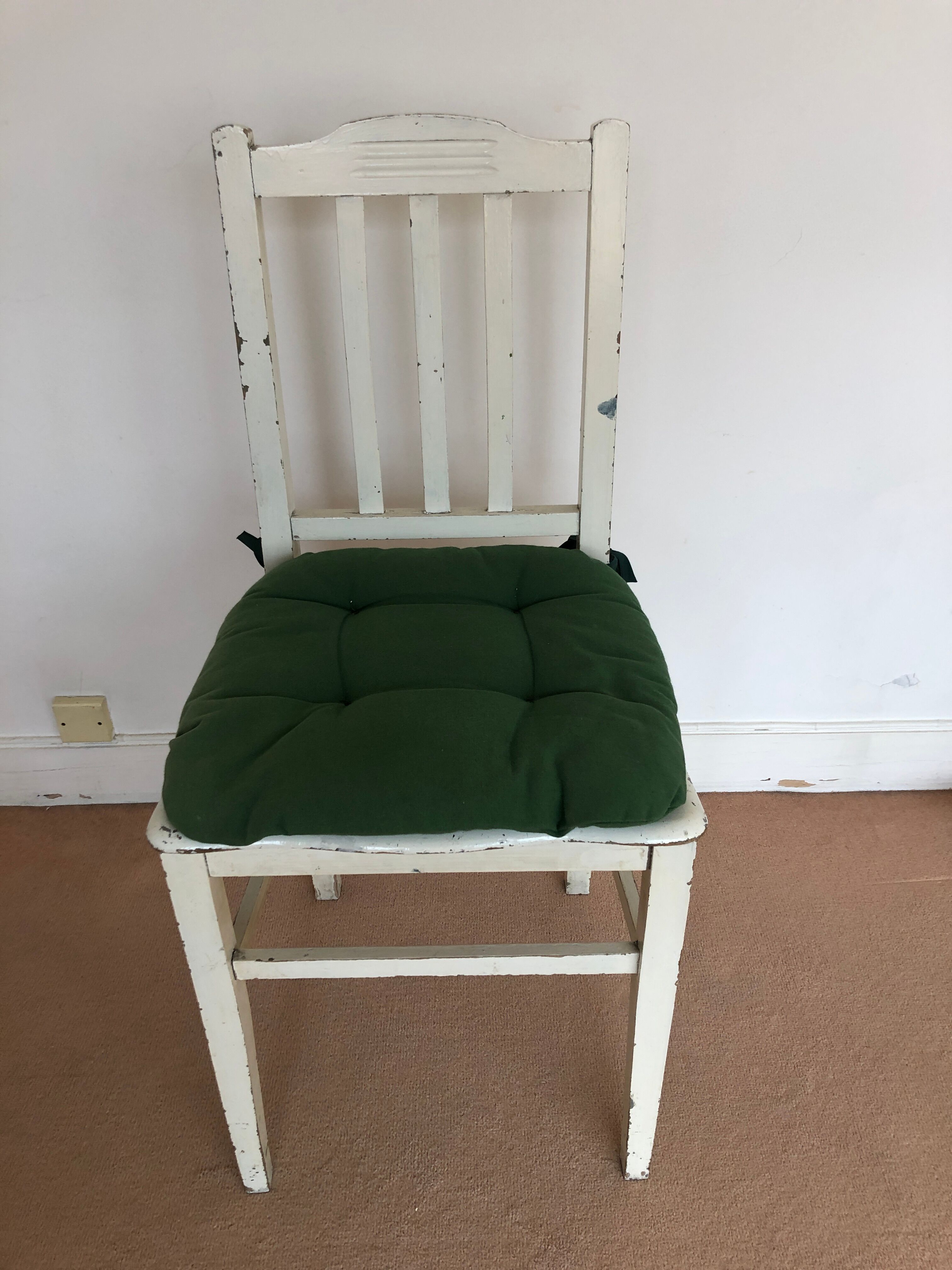 Antique kitchen chair and its cousin