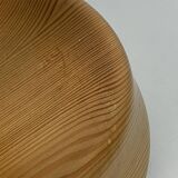 XL pine palm table mushroom lamp by Temde Switzerland, 1970s