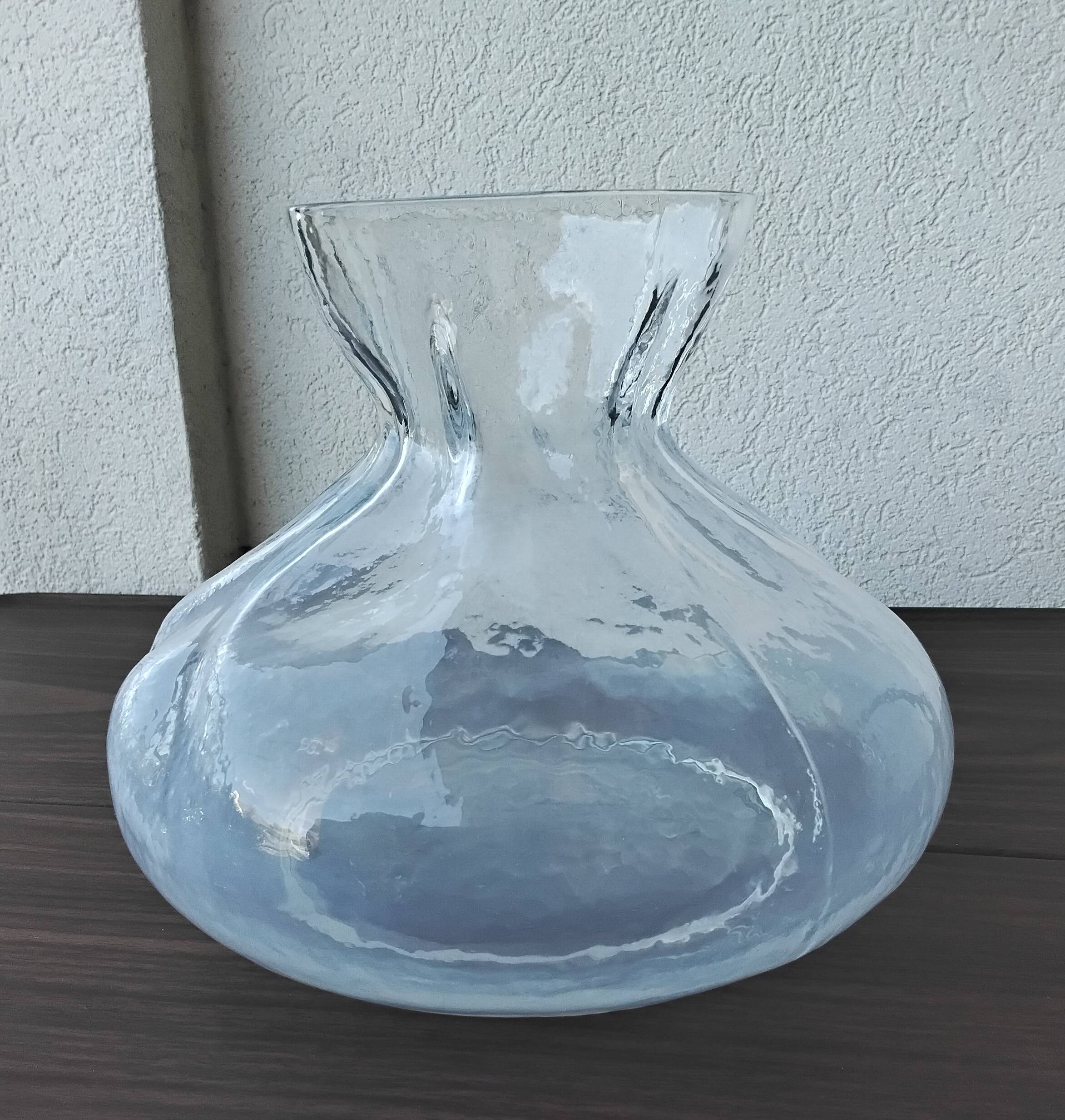 Swedish glass vase