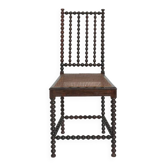 Turned wood and canning chair, XIXth c.