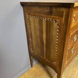 commode de style Louis XVI en bois fruitier