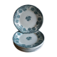 Eight dessert plates in Terre de Fer