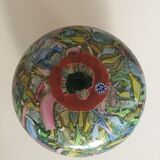 Sulfur millefiori Murano press crystal paper